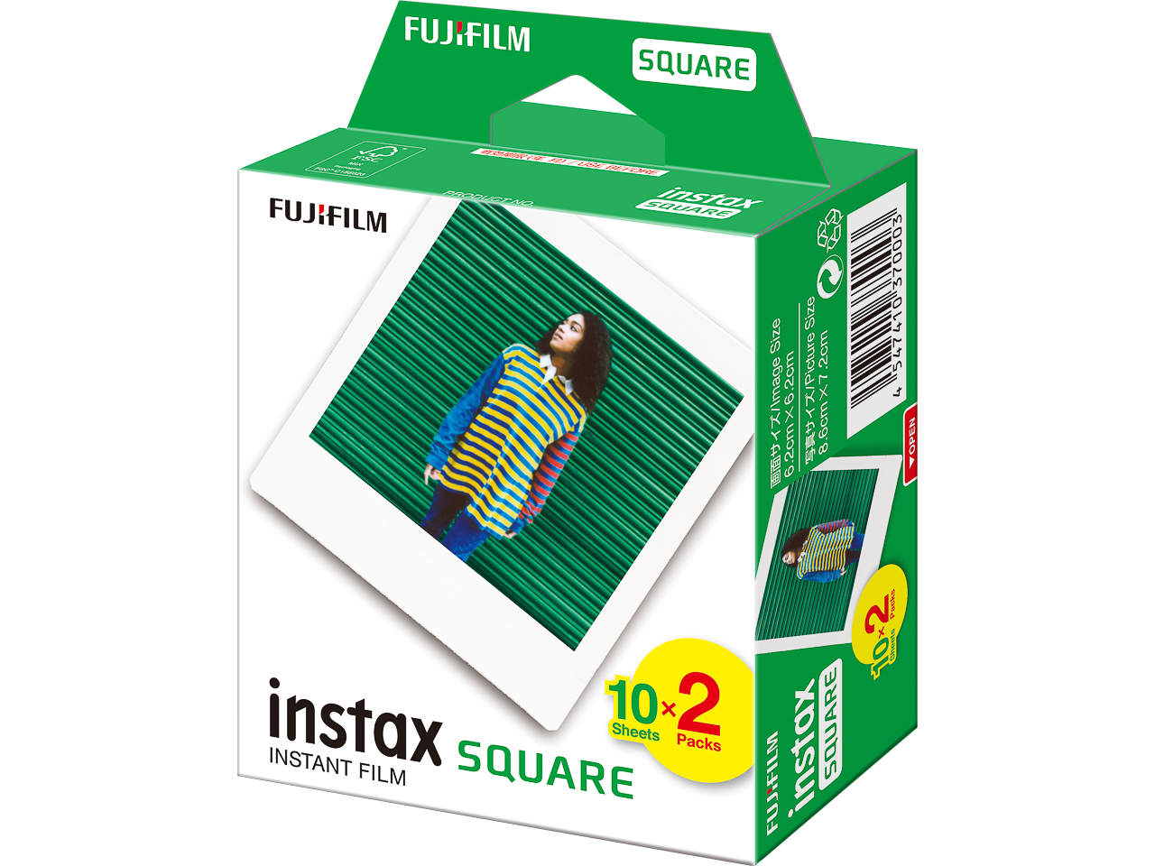 16576520 FUJIFILM Instax color Film (2) 2x10 klar Instant 1