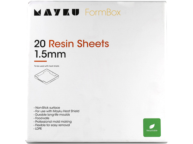 RESIN SHEETS 1,5mm (20) MAYKU 3D THERMOFORMING FILM 1