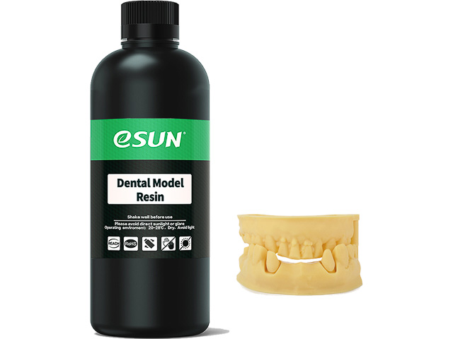 UV/LCD DENTAL MODEL RESIN BEIGE 1kg ESUN 3D RESIN 405NM 1