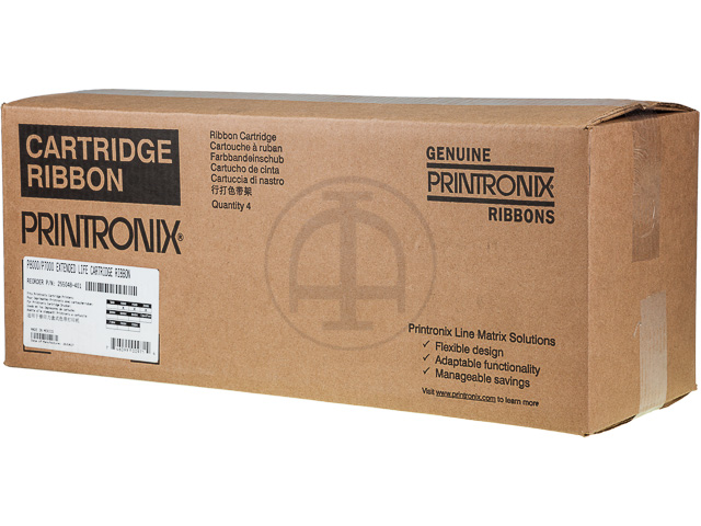 255048-401 PRINTRONIX P7000 ribbon (4) black 4x30.000pages nylon 1