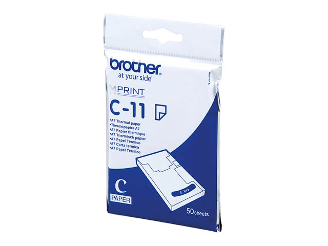 C11 BROTHER Thermisch papier 50vel thermal 1