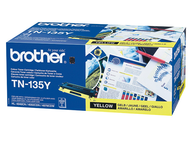 TN135Y BROTHER HL toner yellow HC 4000 pages 1
