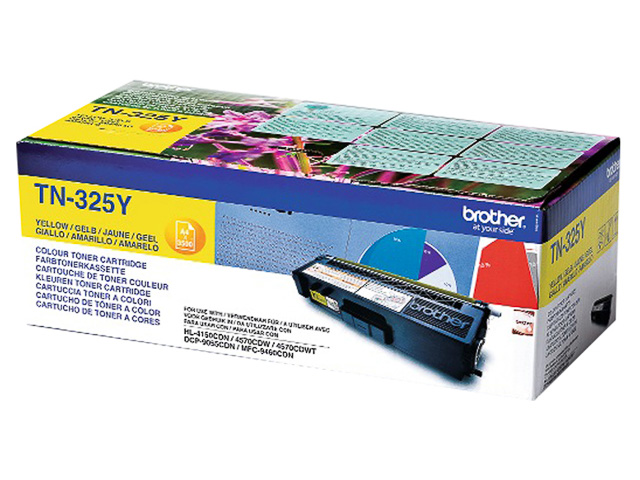 TN325Y BROTHER HL toner yellow HC 3500 pages 1