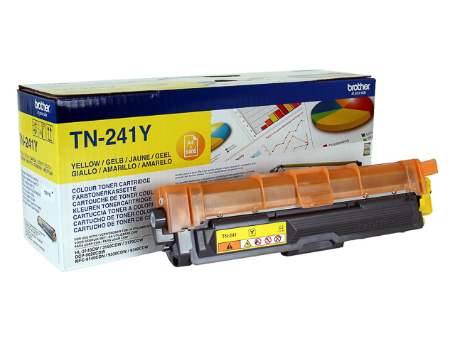 TN241Y BROTHER HL toner jaune ST 1400 pages 1