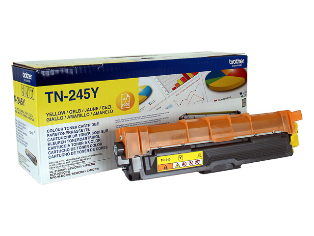 TN245Y BROTHER HL toner jaune HC 2200 pages 1