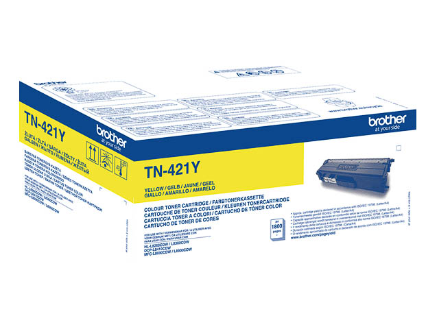 TN421Y BROTHER HL toner yellow ST 1800 pages 1