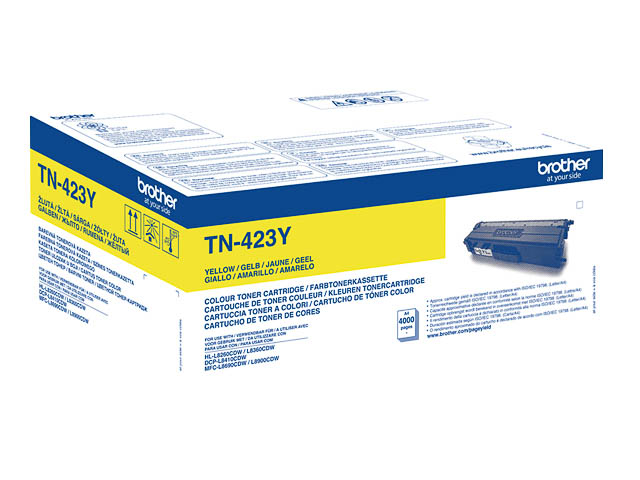 TN423Y BROTHER HL toner yellow HC 4000 pages 1