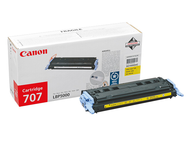 9421A004 CANON 707Y LBP cartridge yellow 2000pages 1