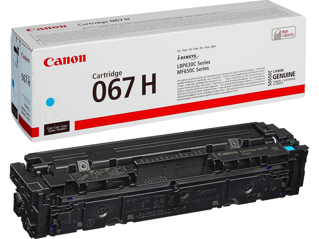 5105C002 CANON 067HC LBP Cartridge cyaan HC 2350pagina's 1