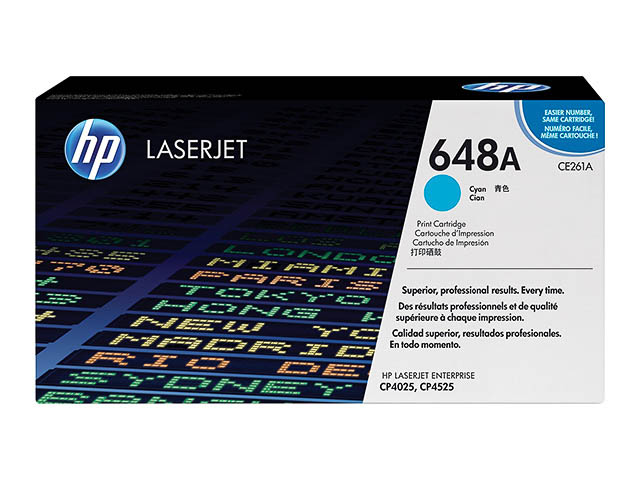 CE261A HP 648A CLJ toner cyan 11.000 pages 1