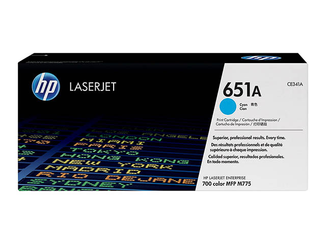CE341A HP 651A LJ MFP cartouche cyan 16.000pages 1