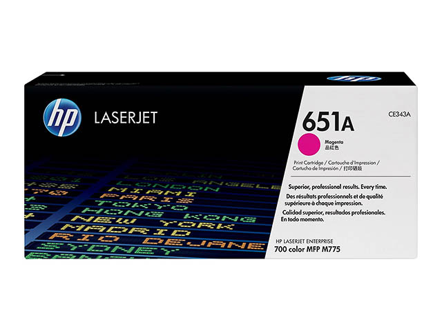 CE343A HP 651A LJ MFP cartouche magenta 16.000pages 1
