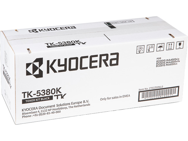 1T02Z00NL0 KYOCERA TK5380K Ecosys toner black 13.000pages incl. toner waste box 1