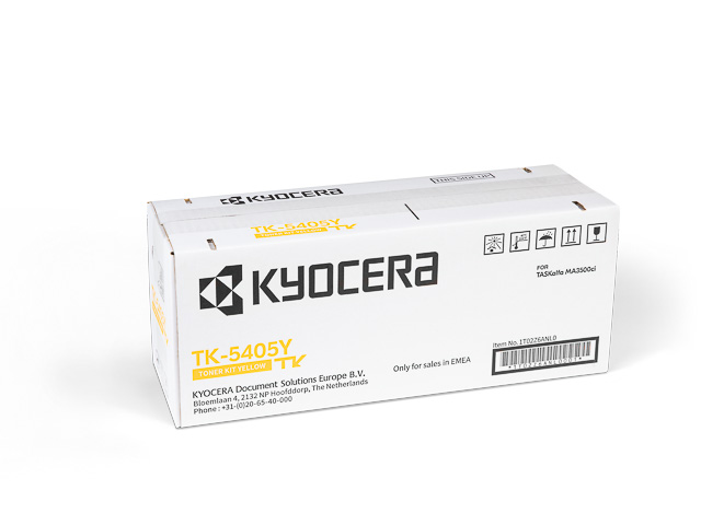 1T02Z6ANL0 KYOCERA TK5405Y Ecosys toner yellow 10.000pages incl. toner waste box 1