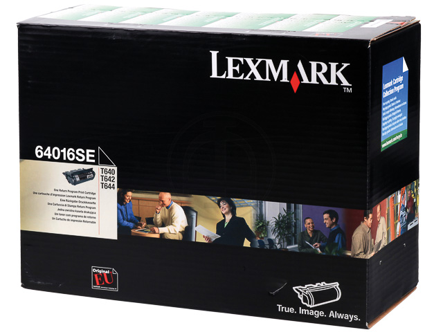 64016SE LEXMARK Optra T Cartridge black ST return 6000Seiten 1