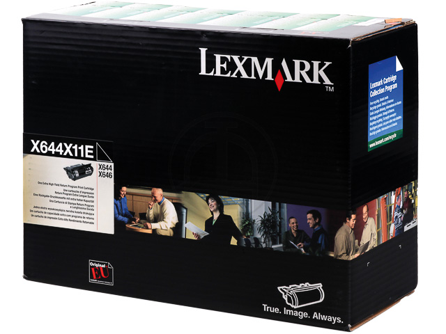 X644X11E LEXMARK Optra X Toner black EHC return 32.000Seiten 1