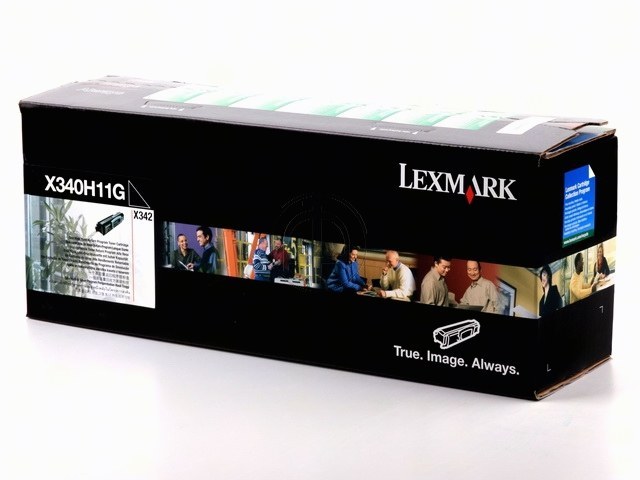 X340H11G LEXMARK Optra X Cartridge zwart return 6000pagina's 1