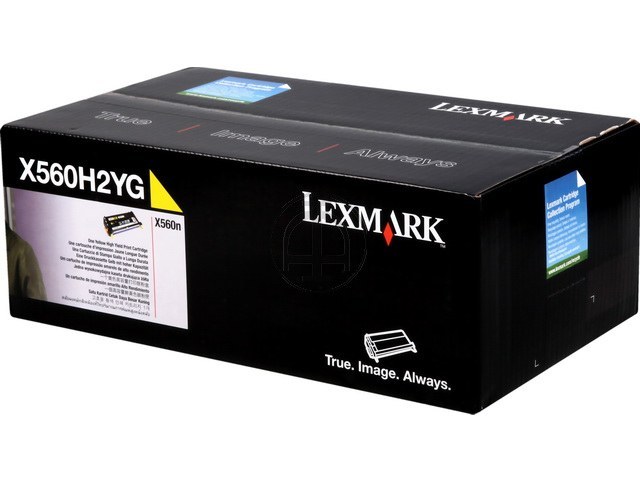 X560H2YG LEXMARK X560 Cartridge geel HC 10.000pagina's 1