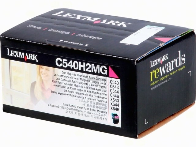 C540H2MG LEXMARK C54x/X54x Toner magenta HC 2000Seiten 1
