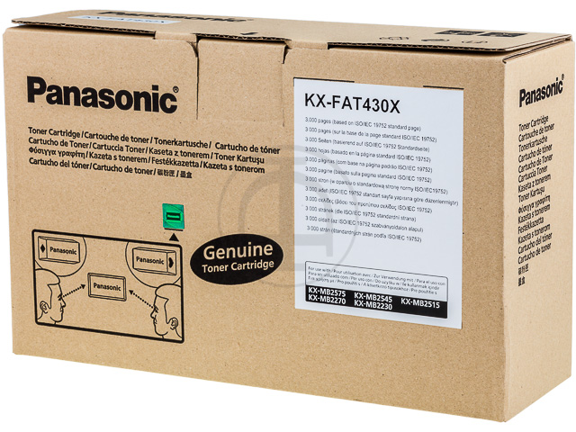 KXFAT430X PANASONIC KX-MB Toner black 3000Seiten 1