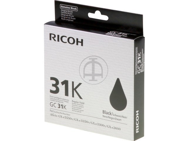 405688 RICOH Type GC31K AF GXE ink black ST Gel 1920pages 1