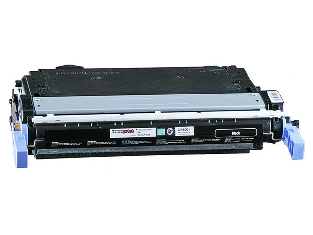 2254001 ItemP. HP 642A CLJ Cartridge black rebuilt 7500Seiten Chip 1