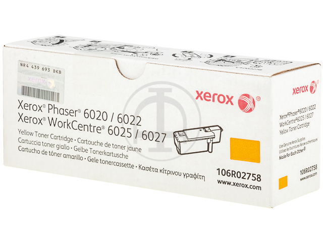 106R02758 XEROX Phaser Toner yellow 1000 Seiten 1