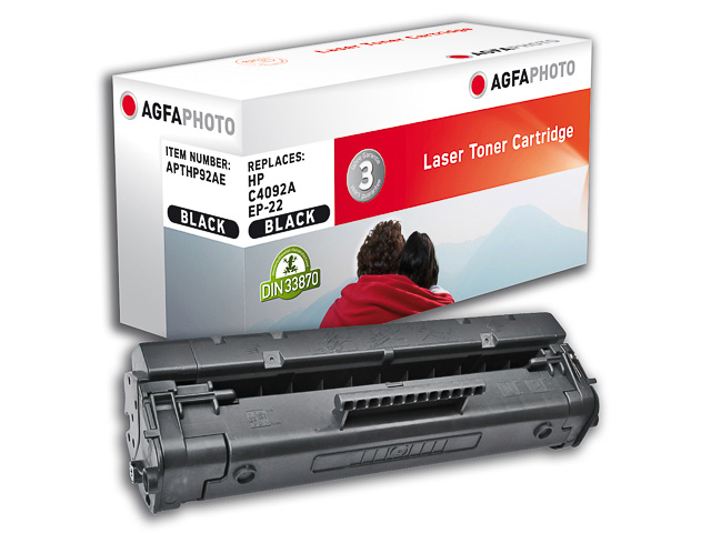 APTHP92AE AP HP LJ Cartridge black rebuilt C4092A 2500Seiten 1