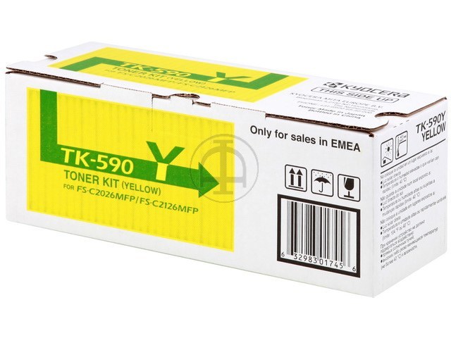 TK590Y KYOCERA TK590Y Ecosys/FSC Toner yellow 5000Seiten 1