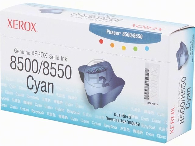 108R00669 XEROX Phaser Festtinte (3) cyan 3000Seiten 1