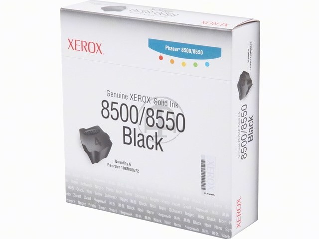 108R00672 XEROX Phaser Vaste inkt (6) zwart 6000pagina's 1
