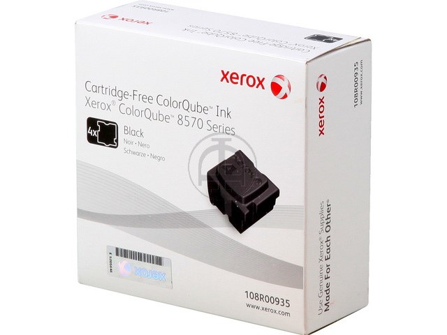 108R00935 XEROX ColorQube Vaste inkt (4) zwart 4x2150pagina's 1