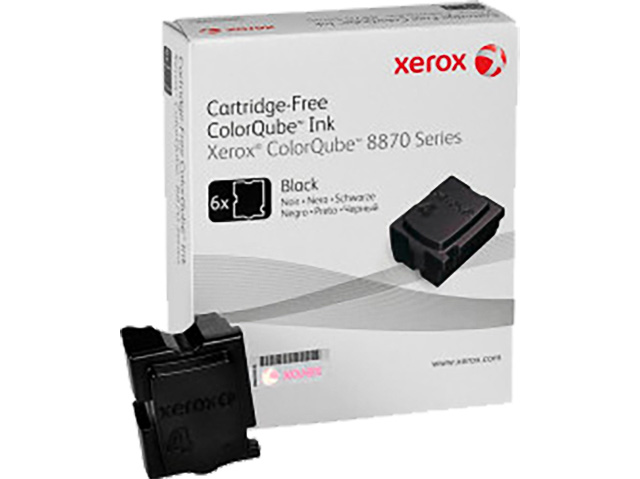 108R00957 XEROX ColorQube solid ink (6) black 16.700pages 1