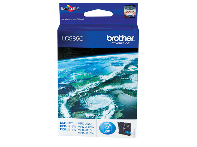 LC985C BROTHER DCP Tinte cyan 260Seiten  1