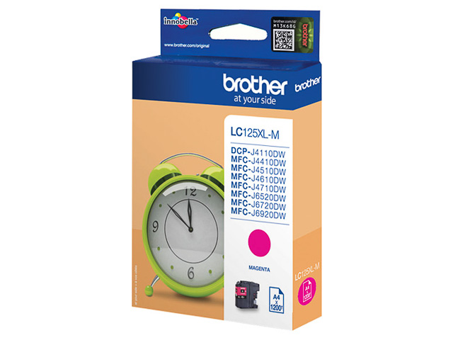 LC125XLM BROTHER MFC Inkt magenta HC 1200pagina's 1