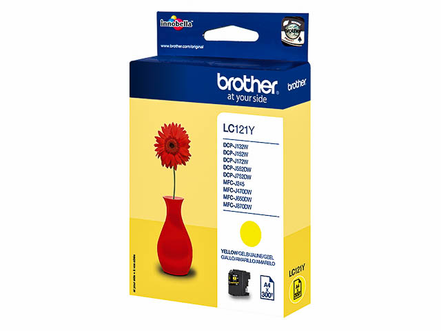 LC121Y BROTHER MFC Tinte yellow 300 Seiten 1