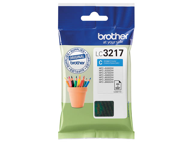 LC3217C BROTHER MFC ink cyan ST 550pages  1