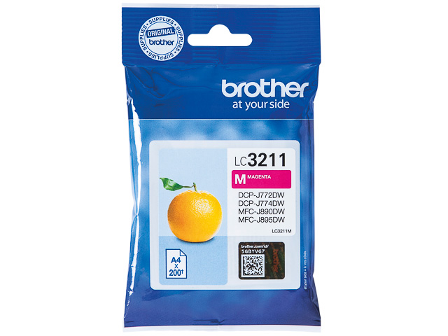 LC3211M BROTHER DCP Inkt magenta ST 200 pagina's 1