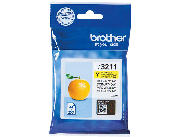 LC3211Y BROTHER DCP Tinte yellow ST 200 Seiten 1