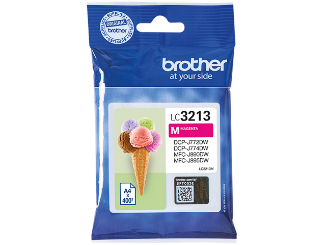 LC3213M BROTHER DCP Inkt magenta HC 400 pagina's 1