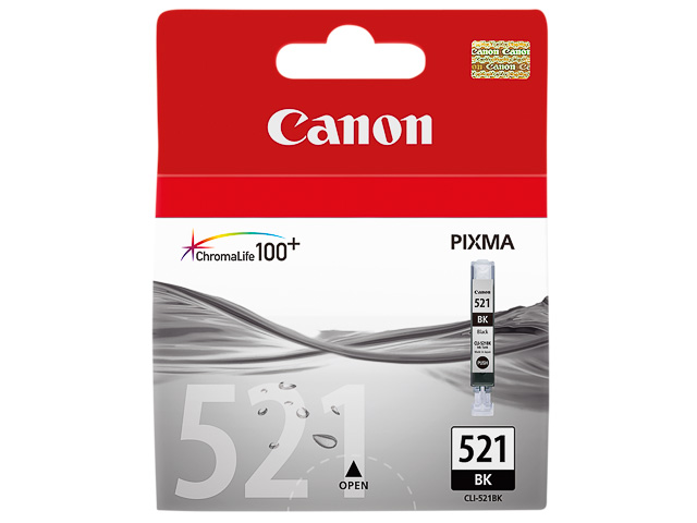 2933B001 CANON CLI521B Nr.521 Pixma MP ink black ST 650pages 9ml 1