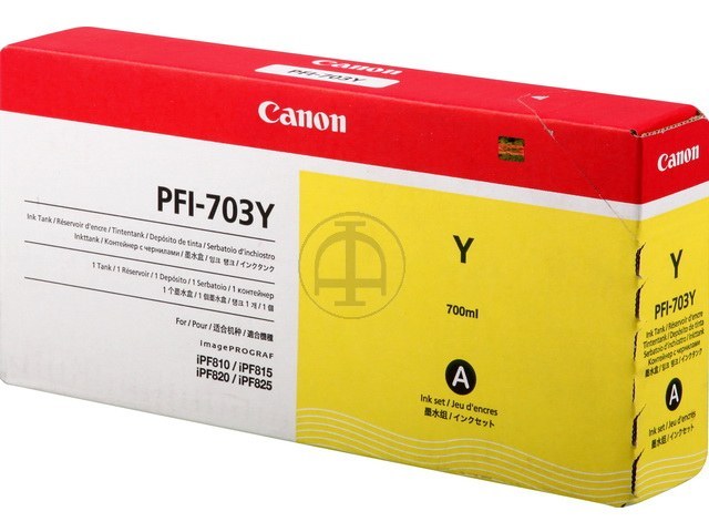 2966B001 CANON PFI703Y IPF ink yellow 230dye 700ml 1