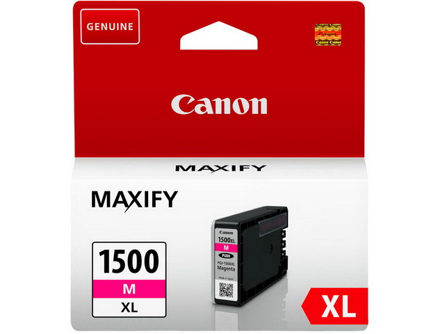 9194B001 CANON PGI1500XLM Maxify MB Inkt magenta HC 780pagina's 12ml 1