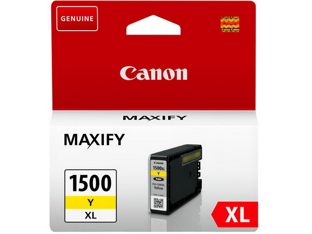9195B001 CANON PGI1500XLY Maxify MB Inkt geel HC 935pagina's 12ml 1
