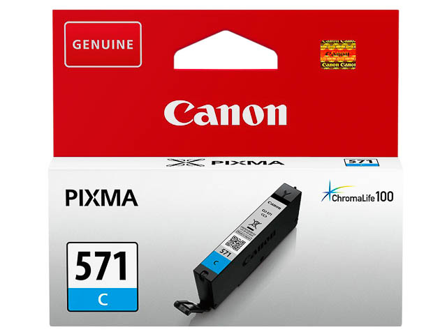 0386C001 CANON CLI571C Nr.571 Pixma MG ink cyan ST 345pages 7ml 1