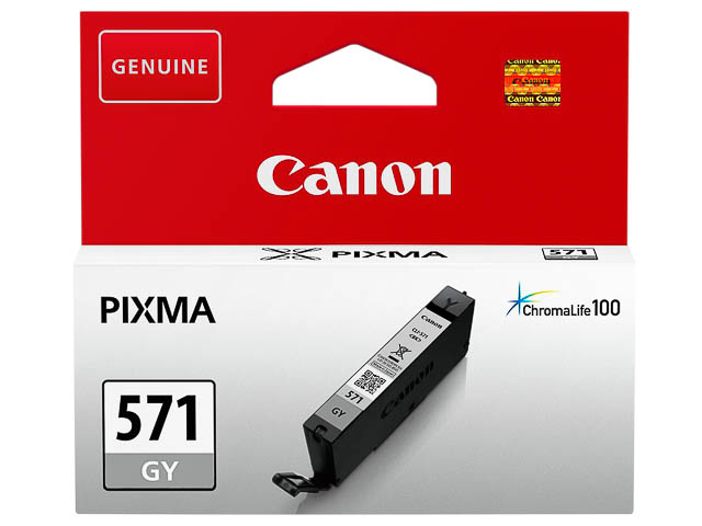 0389C001 CANON CLI571GY Nr.571 Pixma MG Tinte grey ST 780Seiten 7ml 1