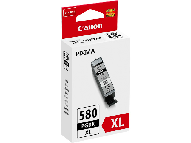 2024C001 CANON PGI580XLPGBK Nr.580 Pixma TS TR Tinte black HC 400Seiten 1