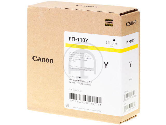 2367C001 CANON PFI110Y IPF Tinte yellow 160ml 1