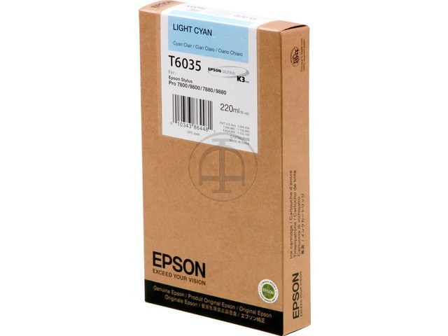 C13T603500 EPSON ST PRO ink light cyan HC 220ml 1