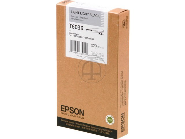 C13T603900 EPSON ST PRO ink light light blk HC 220ml 1